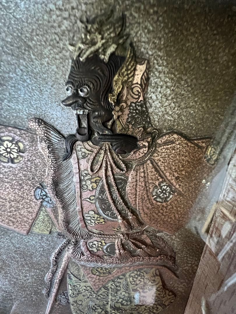 日本 蘭陵王舞楽縁起 彫金家 名工 帖佐美行作