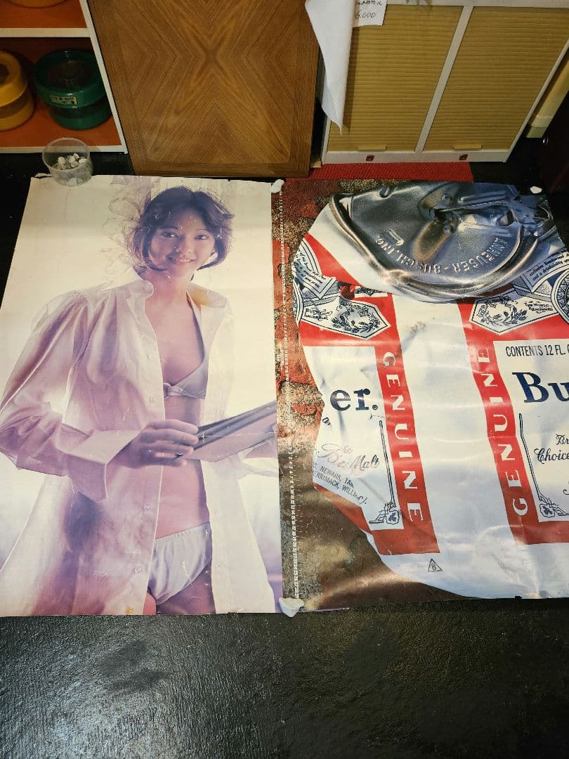 アグネス・ラム ポスター 当時物 グラビア アイドル バドワイザー　昭和レトロ