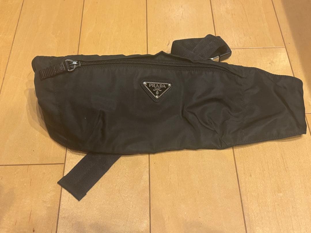 プラダ ボディバッグ ウエストポーチ ブラック PRADA