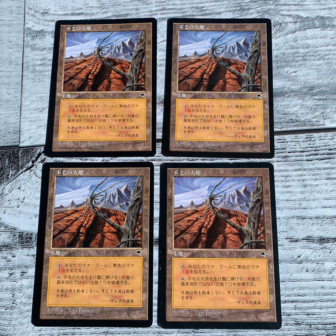 不毛の大地　渦巻く知識　思案　目くらまし日本語4枚セット