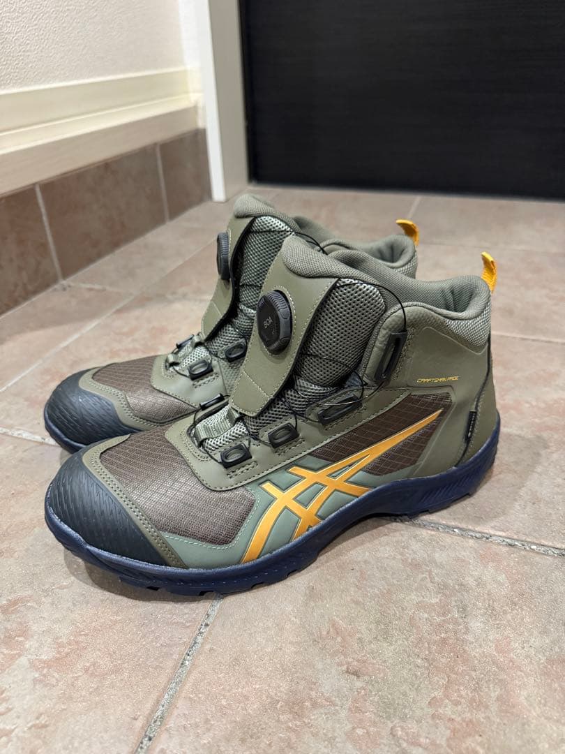 【美品】ASICS ウィンジョブ 安全靴 ゴアテックスCP604 BOA28cm