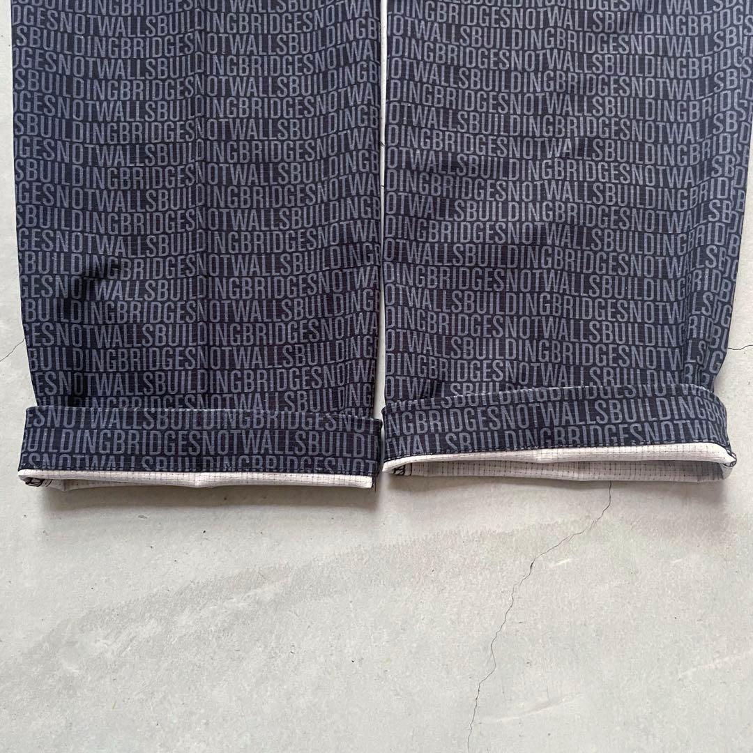 J.LINDEBERG ジェイリンドバーグ ロゴ総柄ロングパンツメンズ30/30