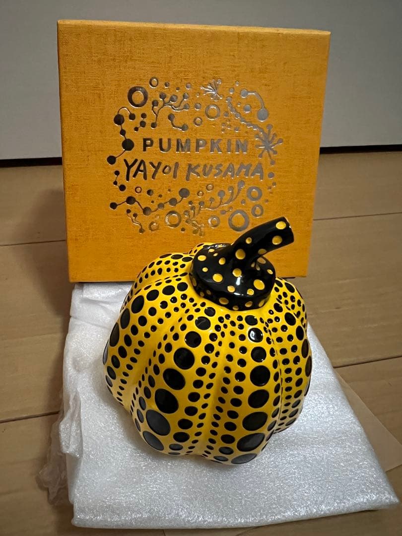 美品 草間彌生 パンプキン アートオブジェ