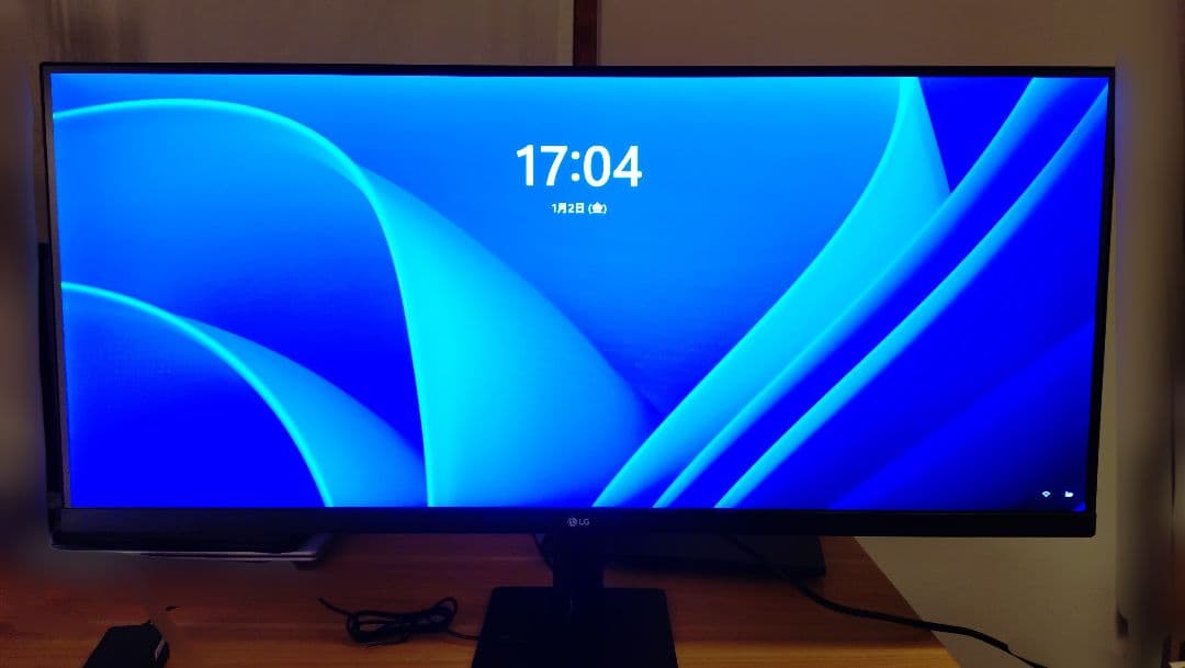 LG ウルトラワイドモニター　34U511A-B