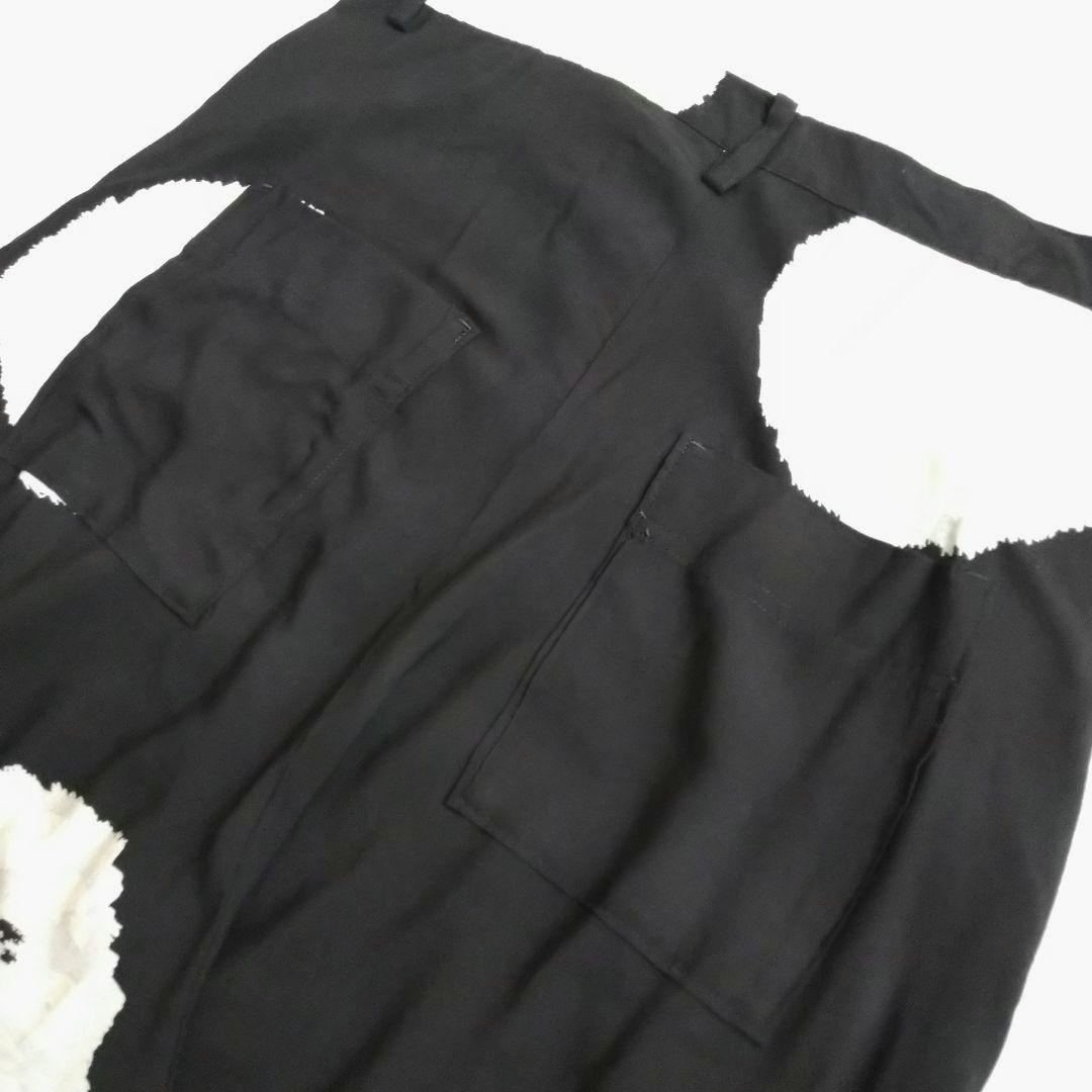 ヨウジヤマモト ドット柄 サルエルパンツ 黒白水玉模様 2