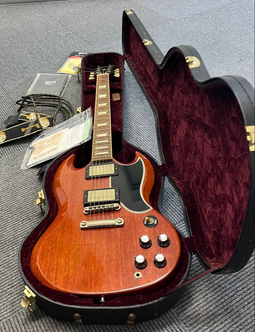 SGスタイルエレキギター チェリーレッド