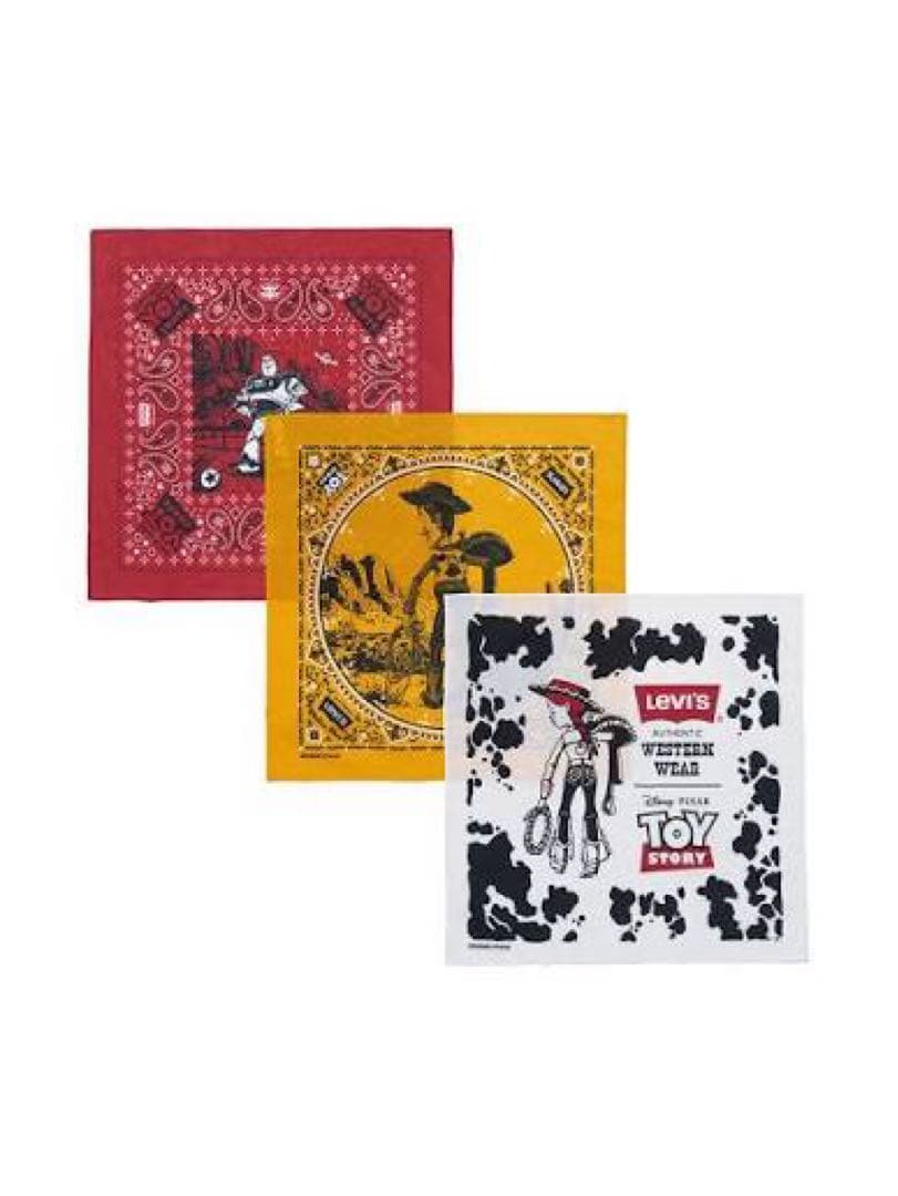 Levi's トイ・ストーリー バンダナ 3枚セット