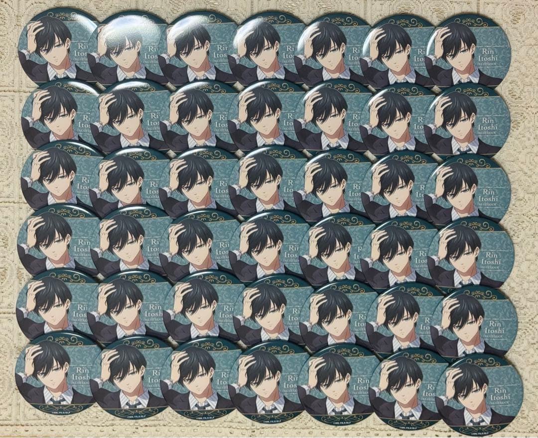 ブルーロック 糸師 凛 玉座 缶バッジ 42点