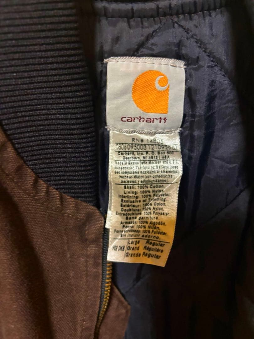 Carhatt duck vest ダックベスト ブラウンV02 DKB