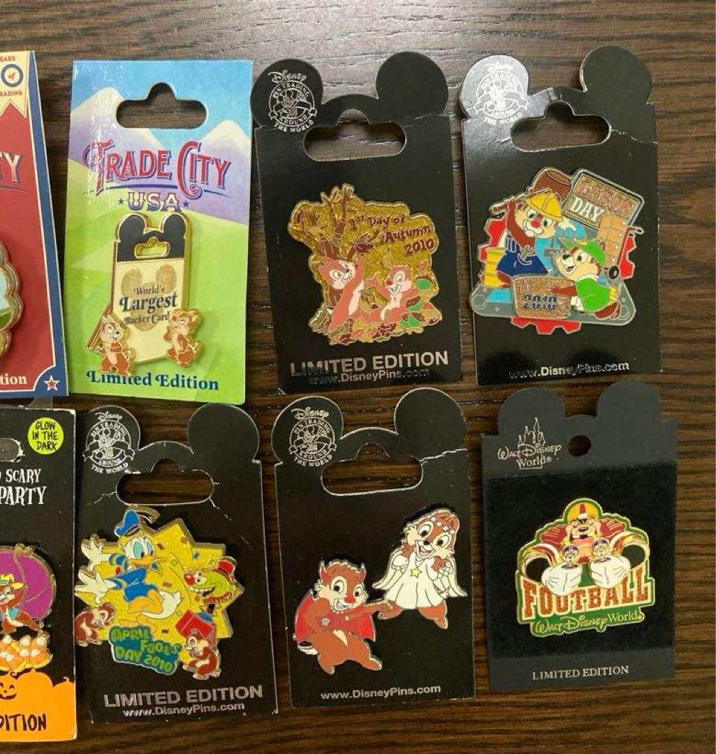 海外ディズニー　WDW チップとデール　ミッキー ミニー　ティンク　ピン　限定