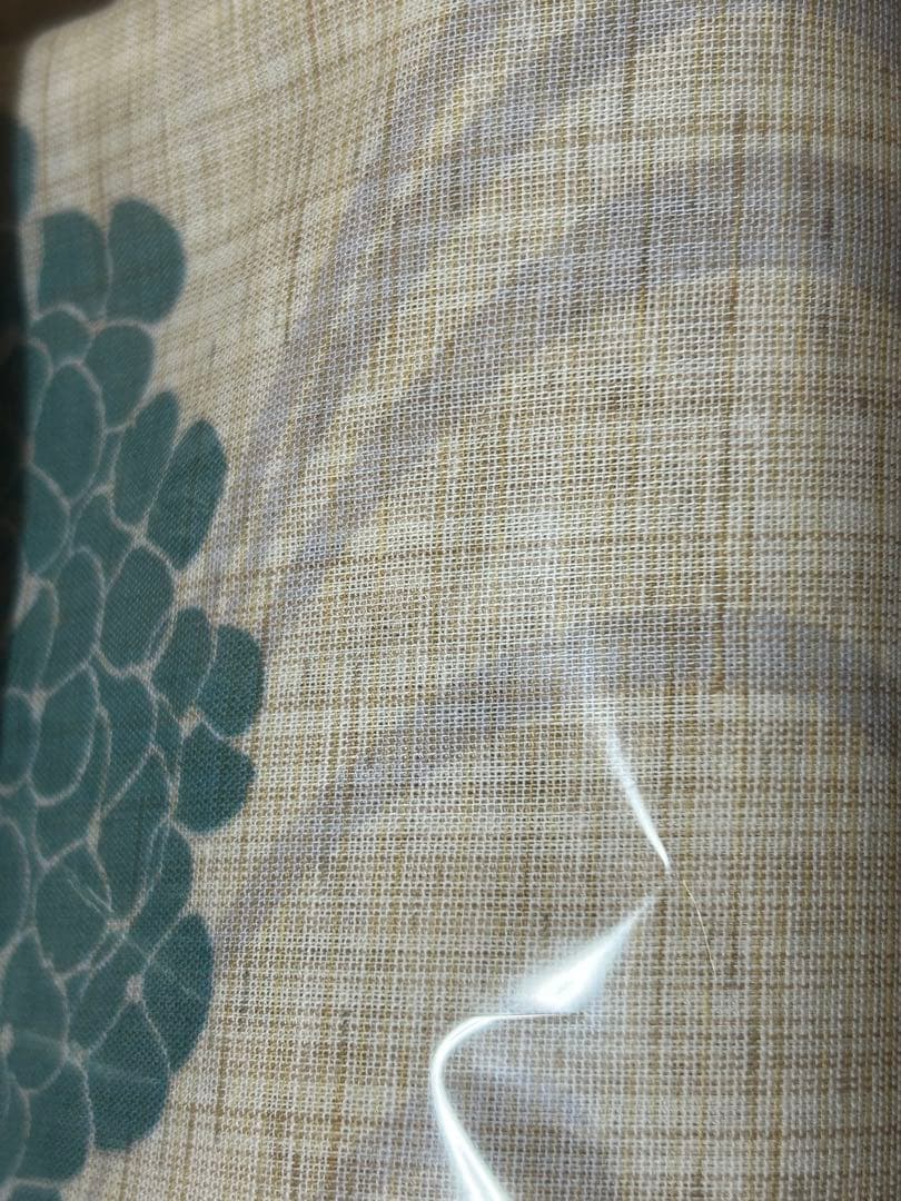 夢千夜　綿麻浴衣　紫陽花　新品未使用