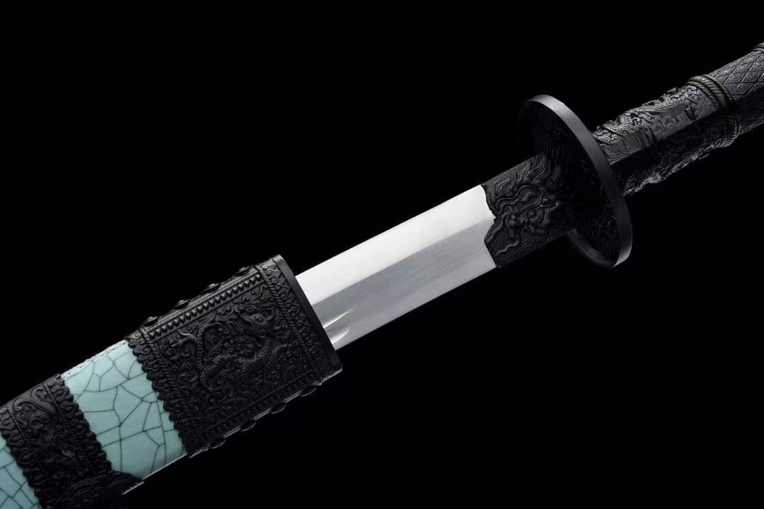 （延長版）【青鱗康熙戦刀】古兵器 武具　刀装具　日本刀　模造刀 居合刀 長尺