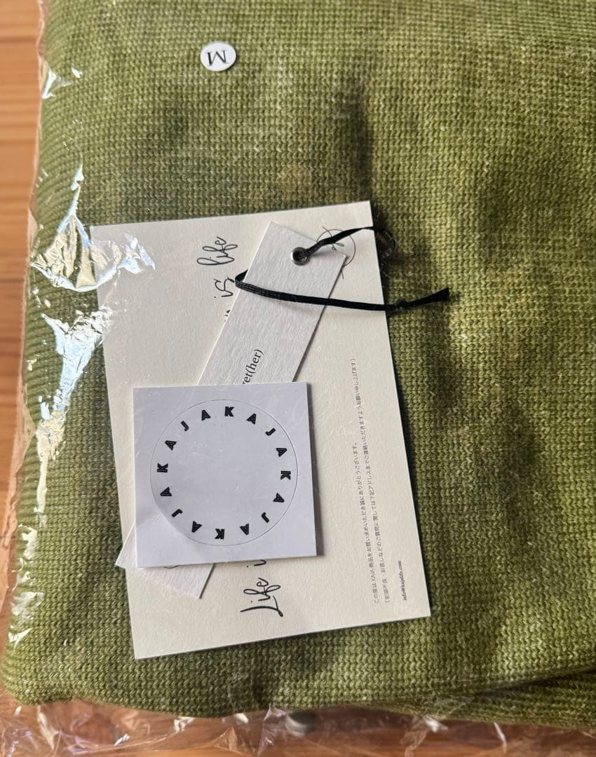 KAJA PLATING CREW KNIT OVY Mサイズ