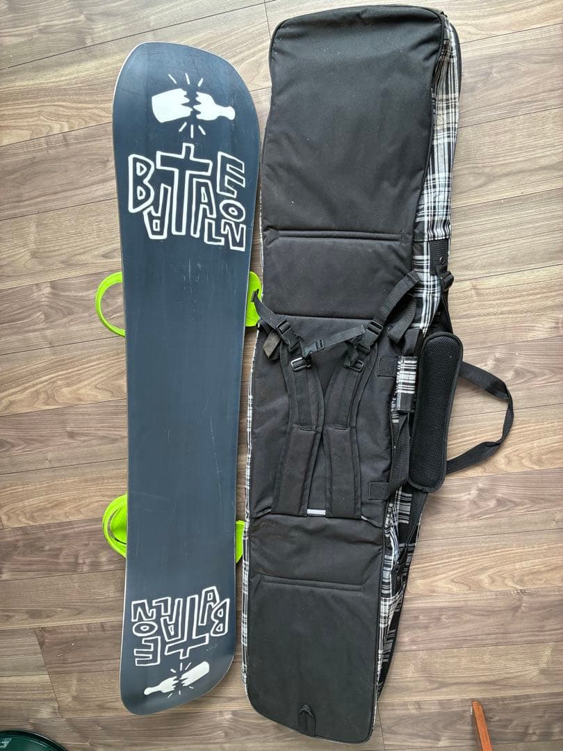 Burtonスノーボードセット(DISASTER 153➕ビンディング➕ケース)