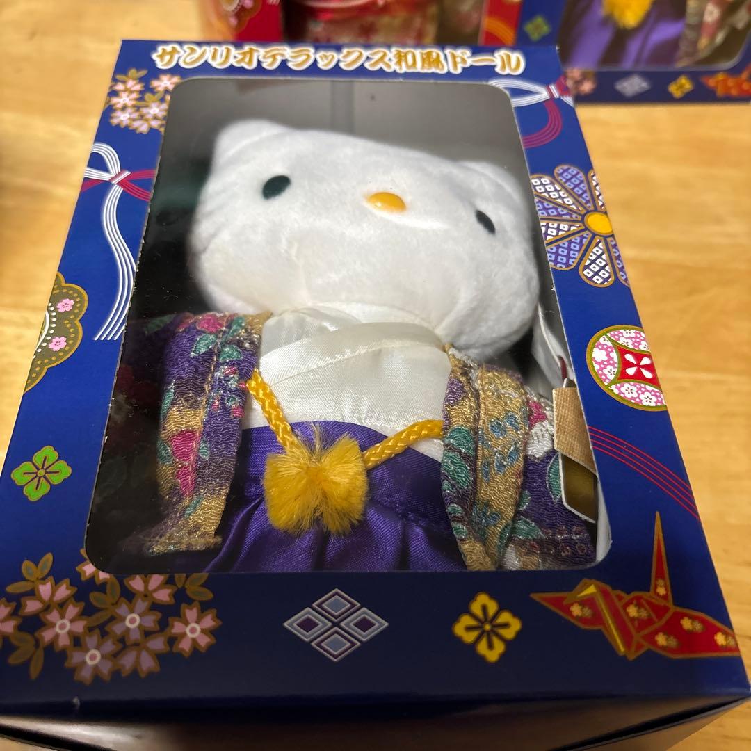 サンリオ獅子舞ドールデラックス　サンリオデラックス和風ドール　キティ　ダニエル