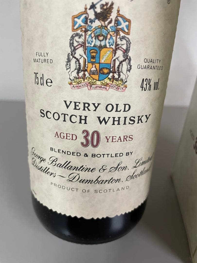 ❷未開封 バランタイン30年 ベリーオールド 750ml 古酒 箱付き
