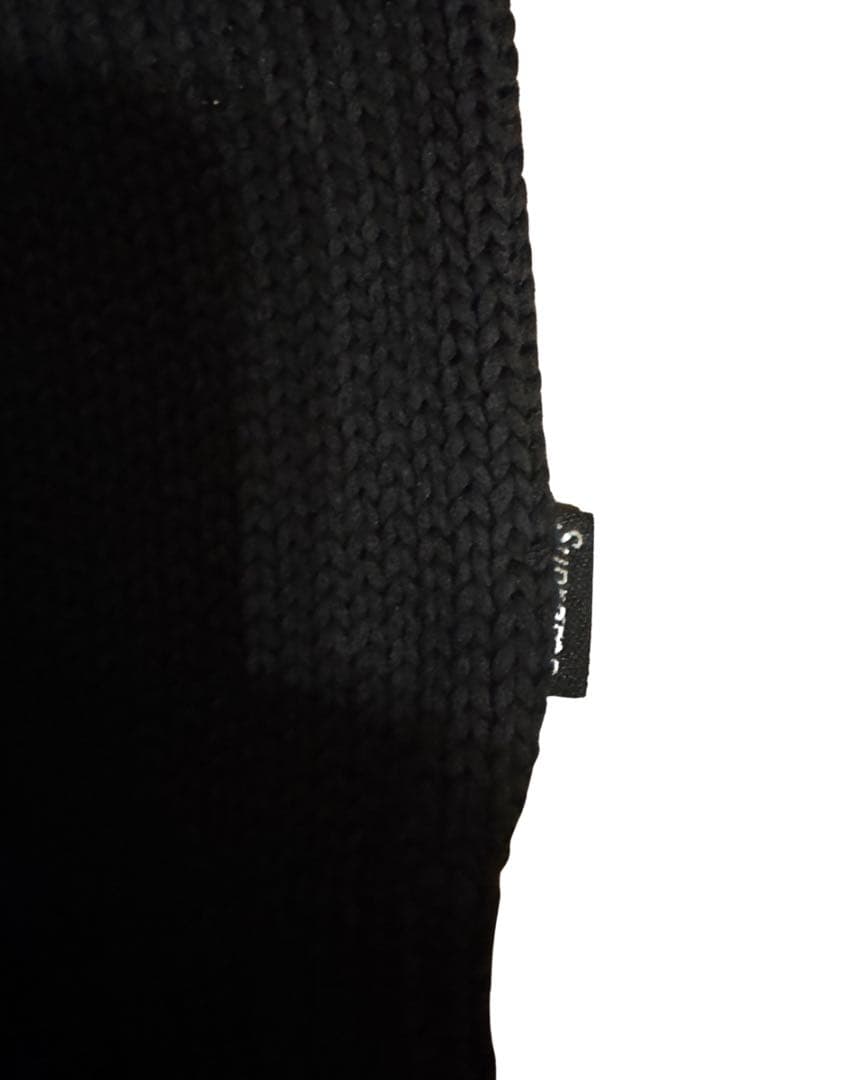 SUPREME FUCK EVERYONE KNIT 黒 XL
