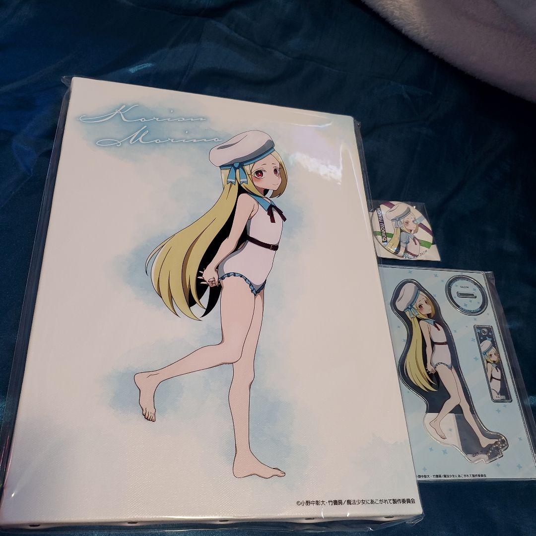 A賞森野こりす水着イラストキャンバスアート 24.5㎝×33.5㎝