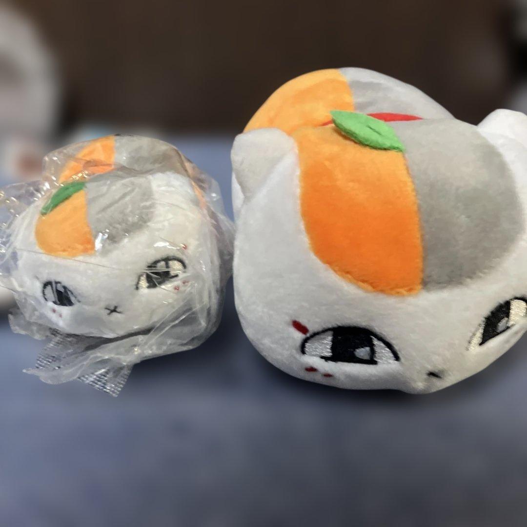 夏目友人帳展　トリプルニャンコ先生　ぬいぐるみ　ぬいぐるみチャーム