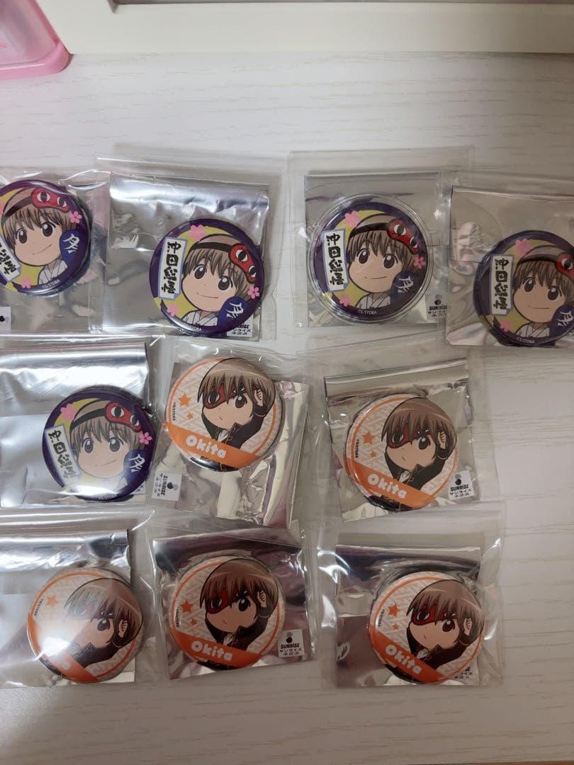 銀魂　沖田総悟　缶バッジ　小