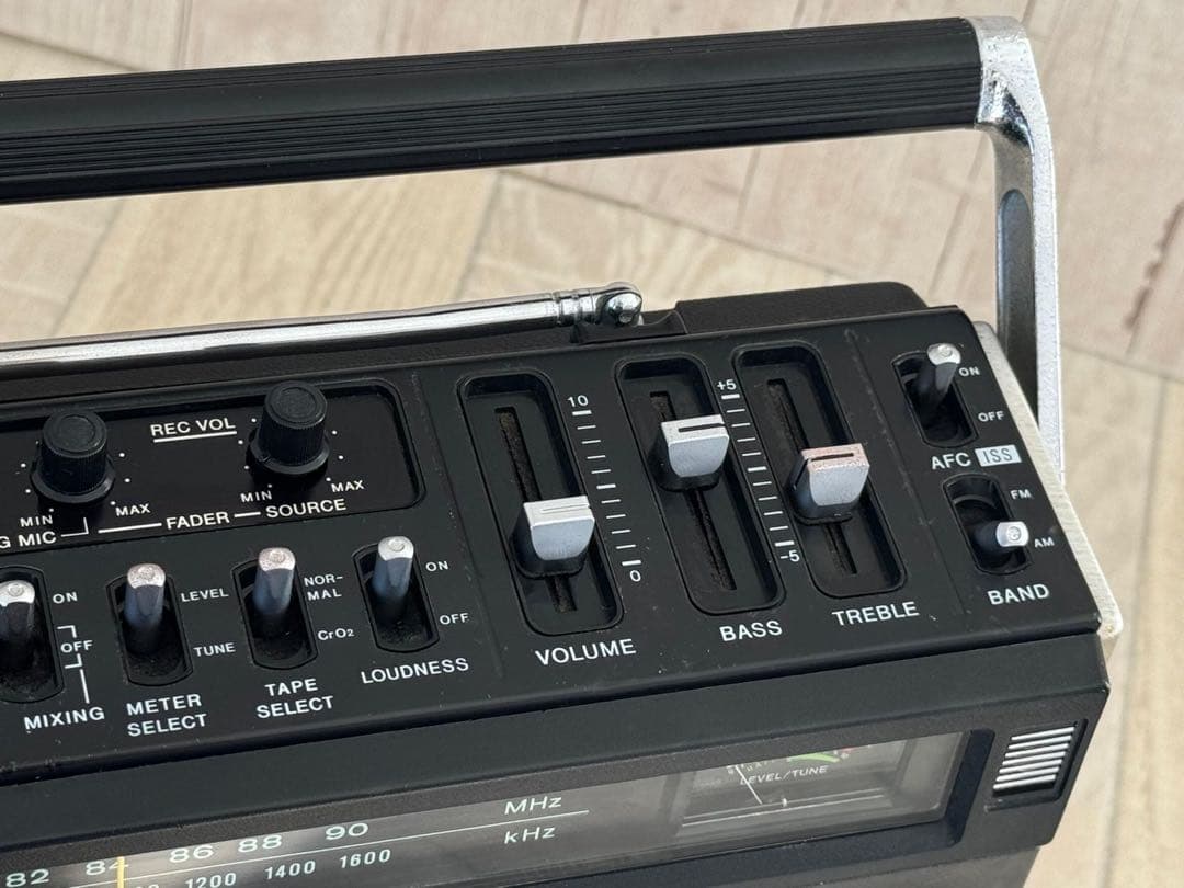 [動作品] SONY ラジカセ CF-1980 ラジオ昭和レトロ