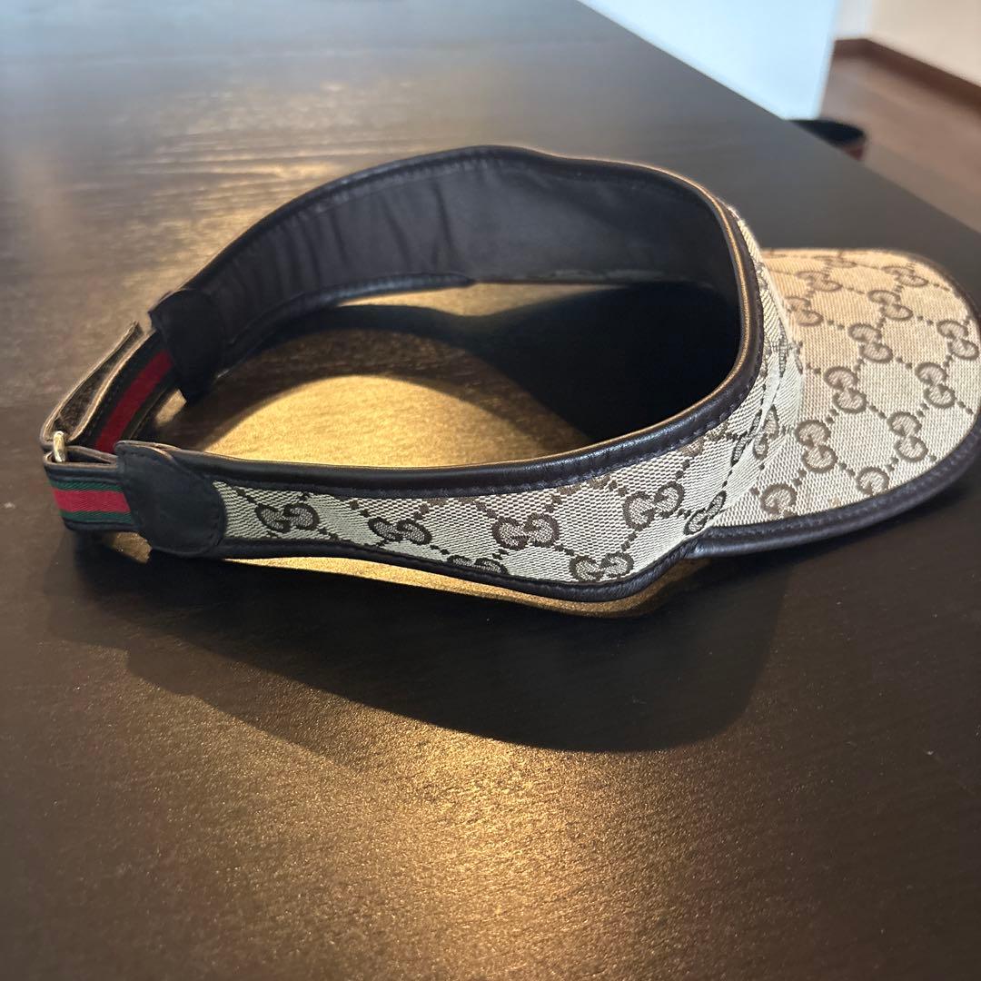 GUCCI GG サンバイザー M