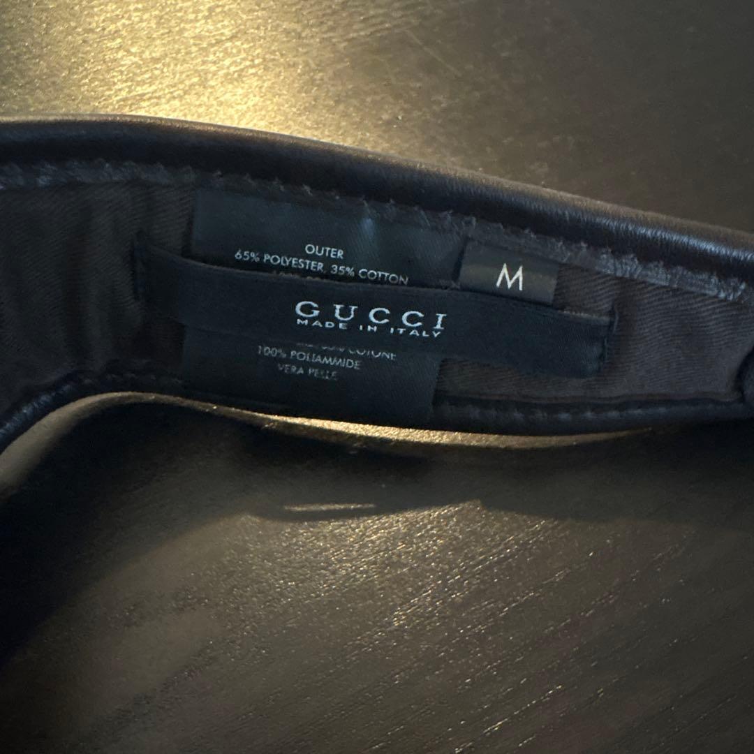 GUCCI GG サンバイザー M