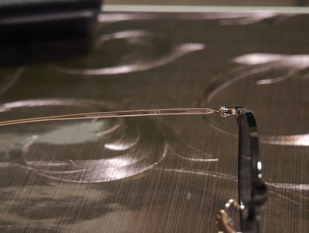 JINS ジンズ Combination Titanium ボストン メガネ