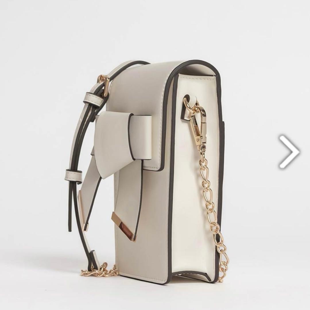 RANDA リボンベルトミニショルダーバッグ