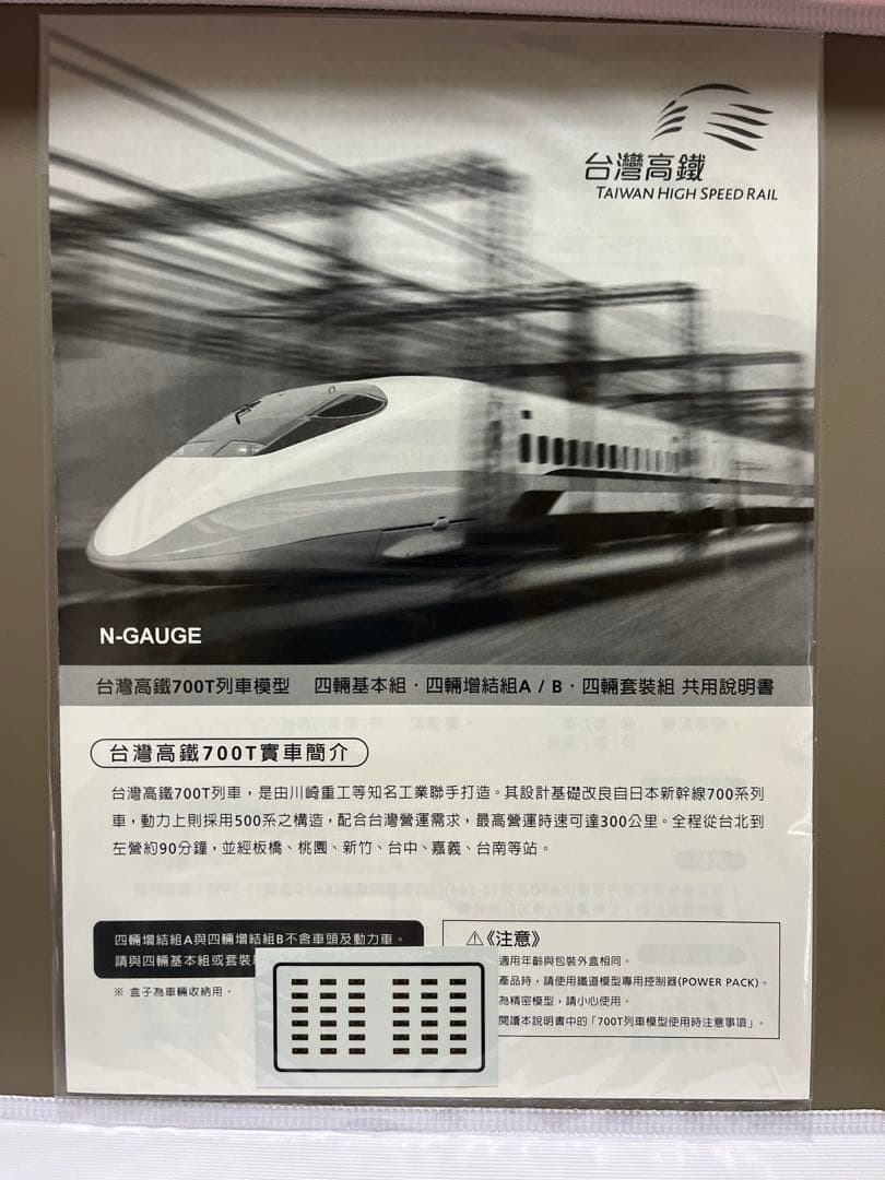 台湾高鉄 700T Nゲージ12両セット（開業記念現地仕様パッケージ）