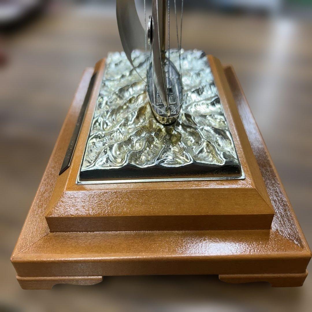 ヨット 置物 刻印 モンティホールカップ ヨット模型