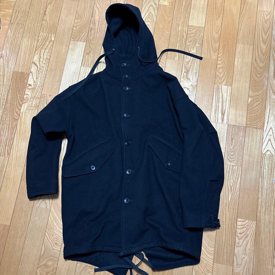 rdv o globe. ウールモッズコート黒　サイズL