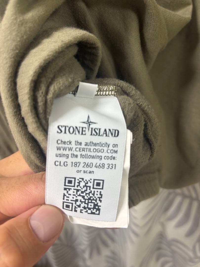 Stone  ストーンアイランド ガーメントダイススウェットシャツL