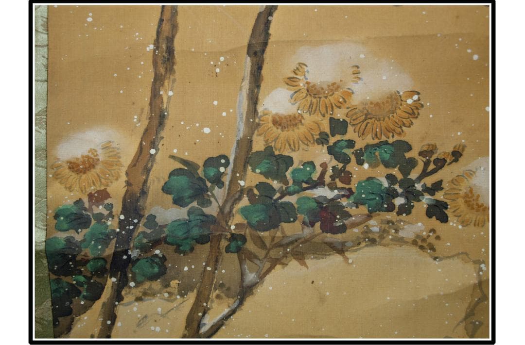 日本時代の掛け軸その肉筆保証　激安骨董品　※江戸鎌倉平安 X1066C16-8