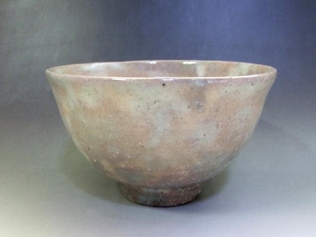 茶碗■萩焼き「三輪敏之」浴城陶苑 お茶道具 桐共箱 古美術 時代物 骨董品■