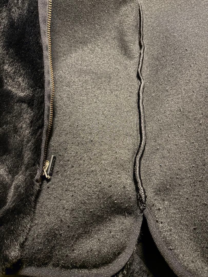 トンボ　Barbour 黒ファーベスト 40サイズ