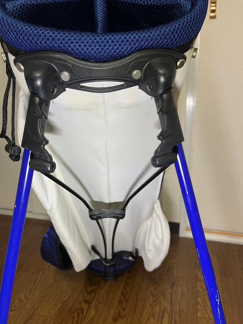 Mizuno ゴルフキャディバッグ ホワイト/ブルー