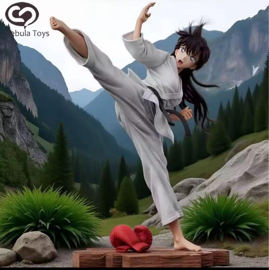 蘭空手アクションフィギュア キックポーズ 約30cm
