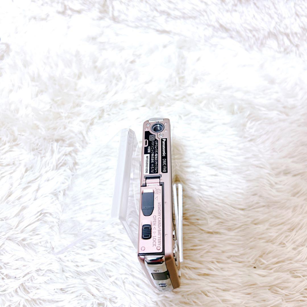 未使用級　動作確認済み　パナソニック　dmc-fh8 コンデジ　カメラ　ピンク