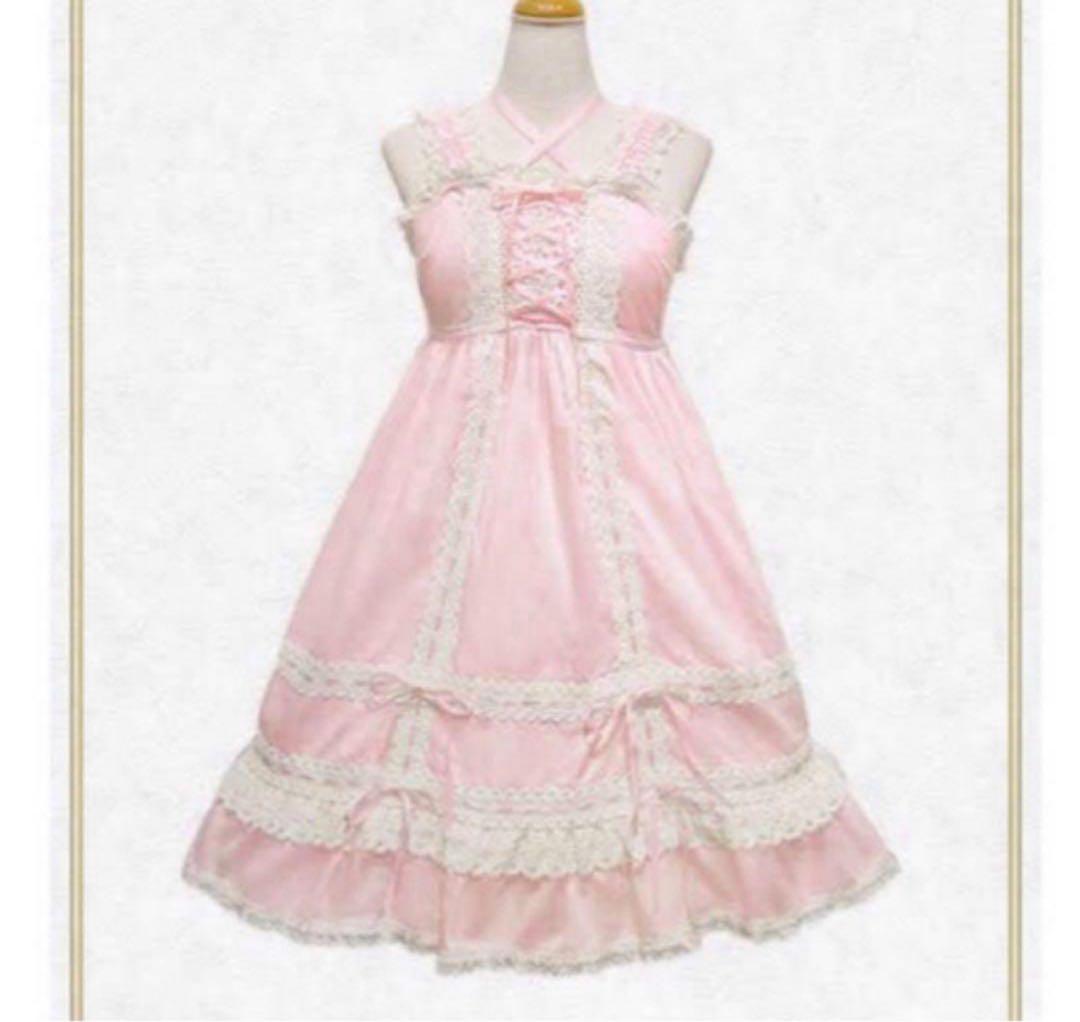 BABY ベビードールジャンパースカート ピンク レア アンジェリックプリティ