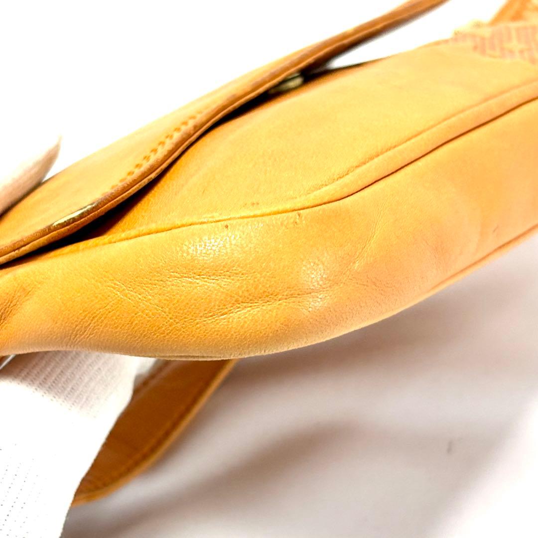 【希少】LOEWE ロエベ アナグラム レザー ウエストポーチ ボディバッグ