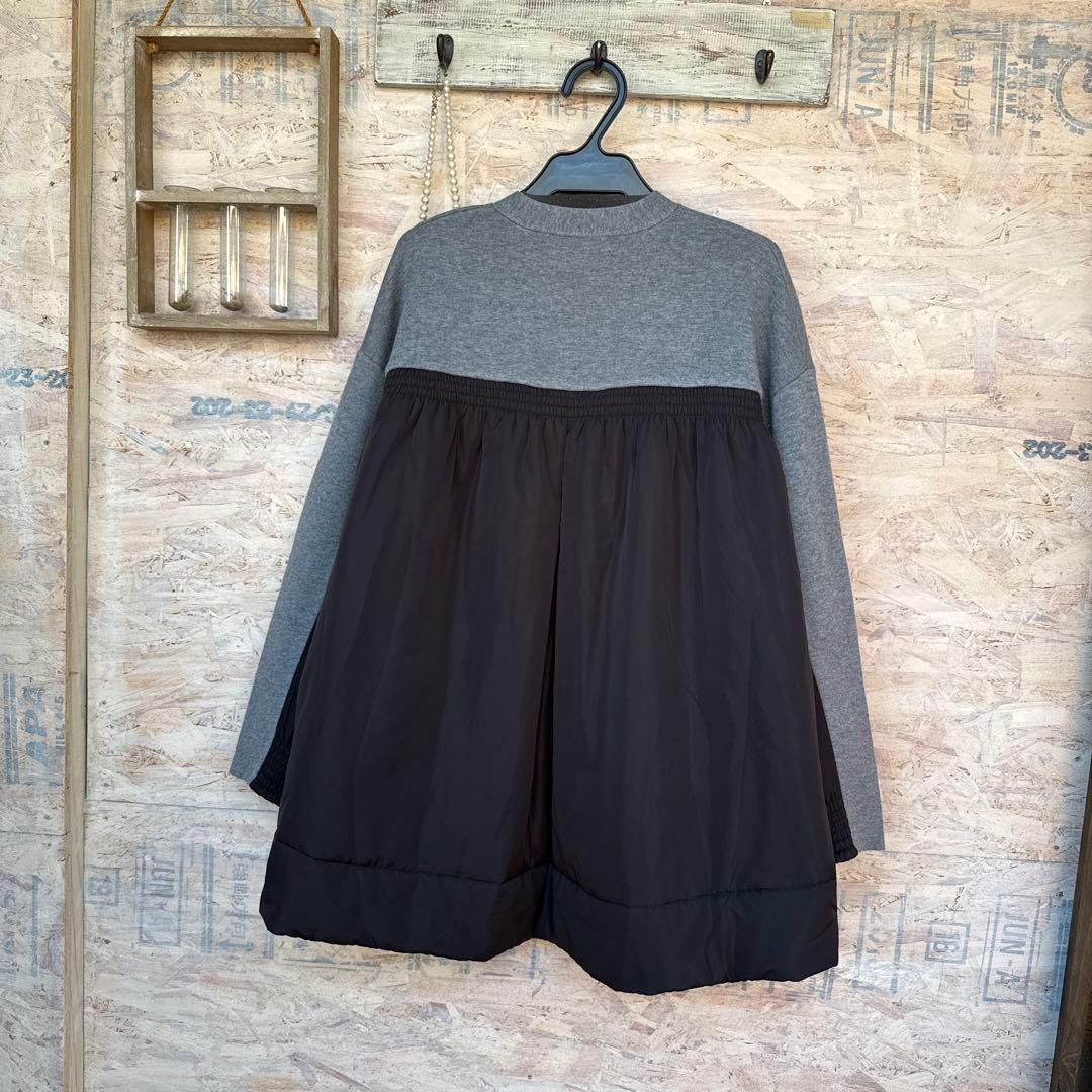 ヤマダヤ 新品未使用 スコットクラブ購入 上質 バイカラー 異素材カーディガン