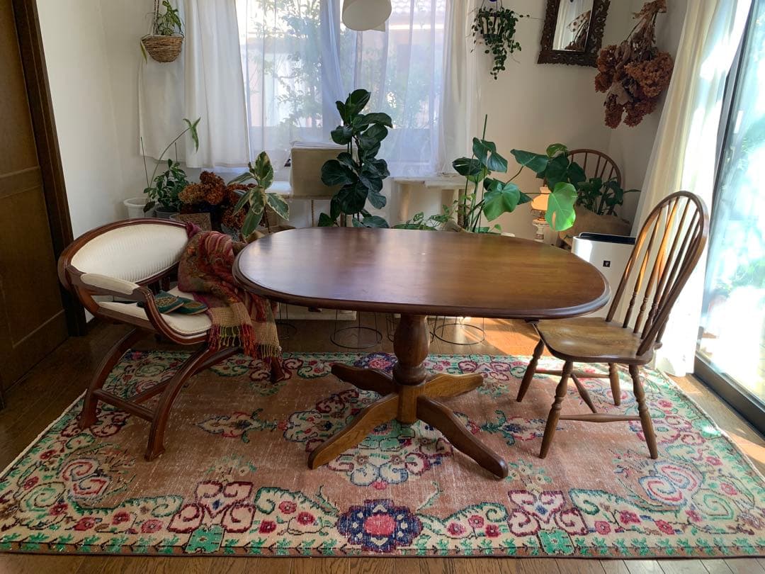 nyao様 超大判　271×140 超レア　トルコヴィンテージラグ　テラコッタ