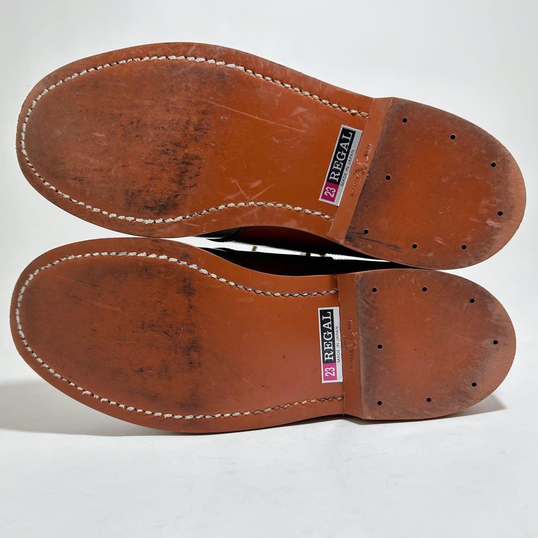 極美品☆REGAL サドルシューズ 2051 ドレスシューズ レザー 23cm