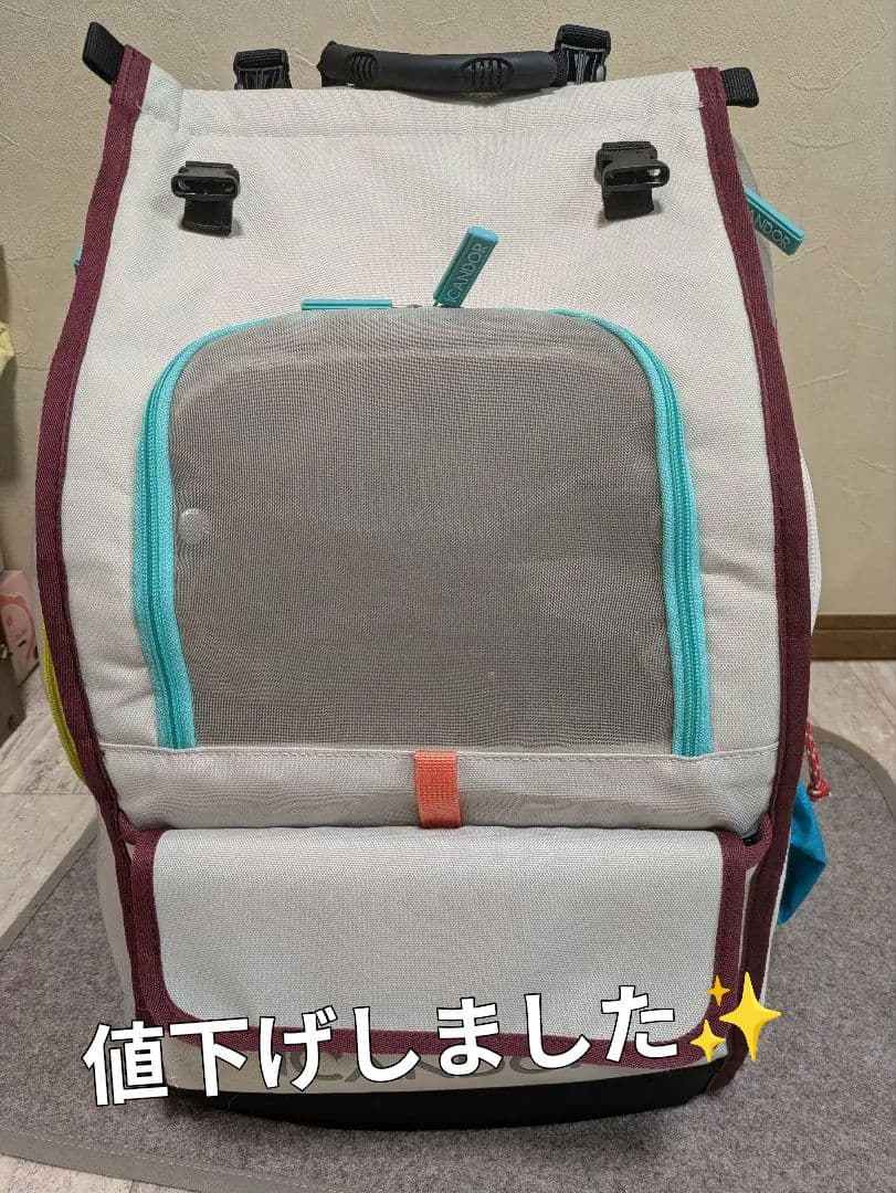 ICANDOR　犬猫キャリーバッグ MISTYGrey