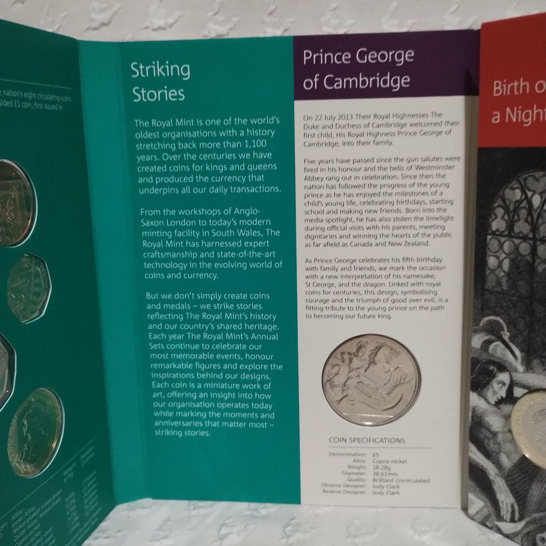 【希少】2018年 英国 ロイヤルミント公式 年次記念セット