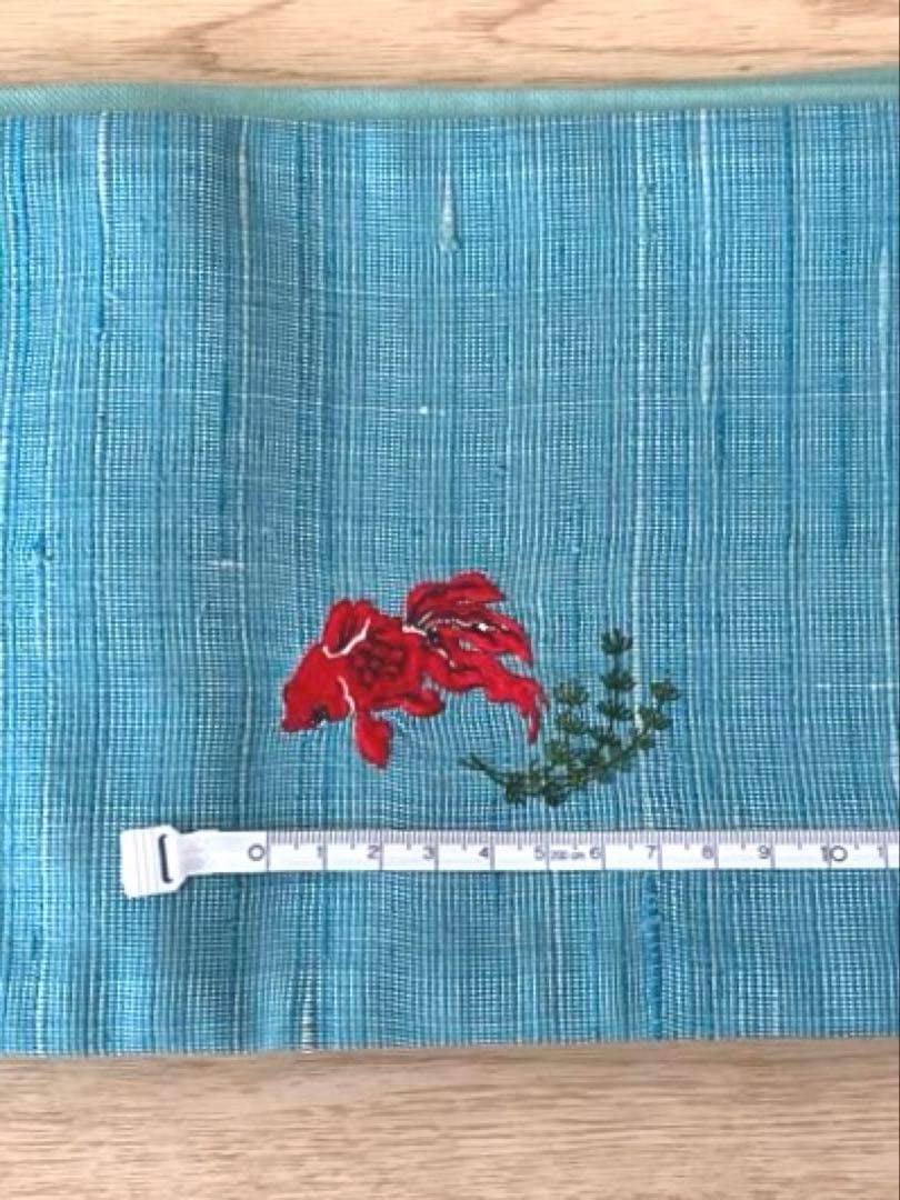 新品未使用✨ケイタマルヤマKEITA MARUYAMA リバーシブル半幅帯 金魚