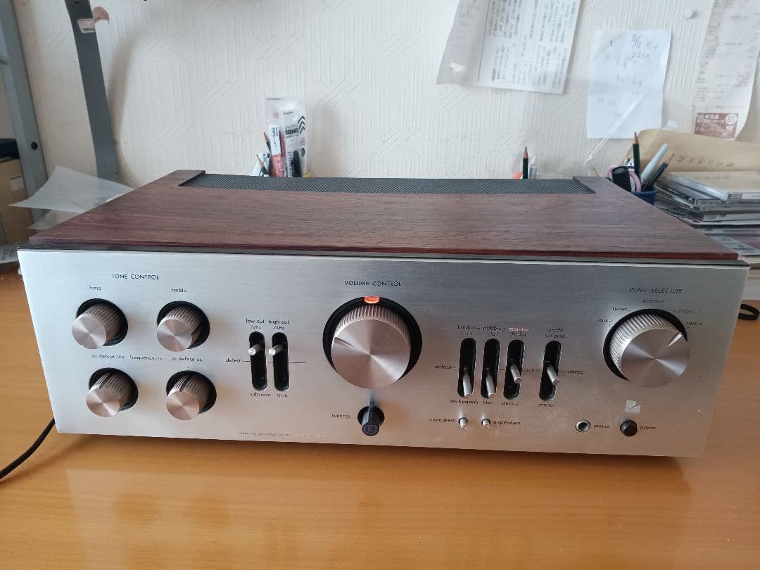 LUXMAN L-80V プリメインアンプ　レトロ　ビンテージ　オーディオ
