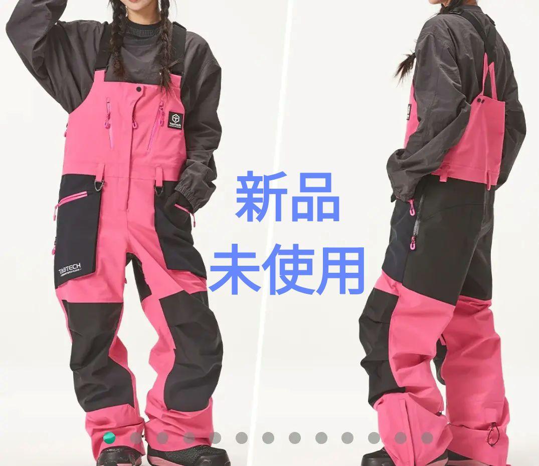 タオテック　taotec スノーボードウェア　ビブパンツ　ピンク　Ｓ