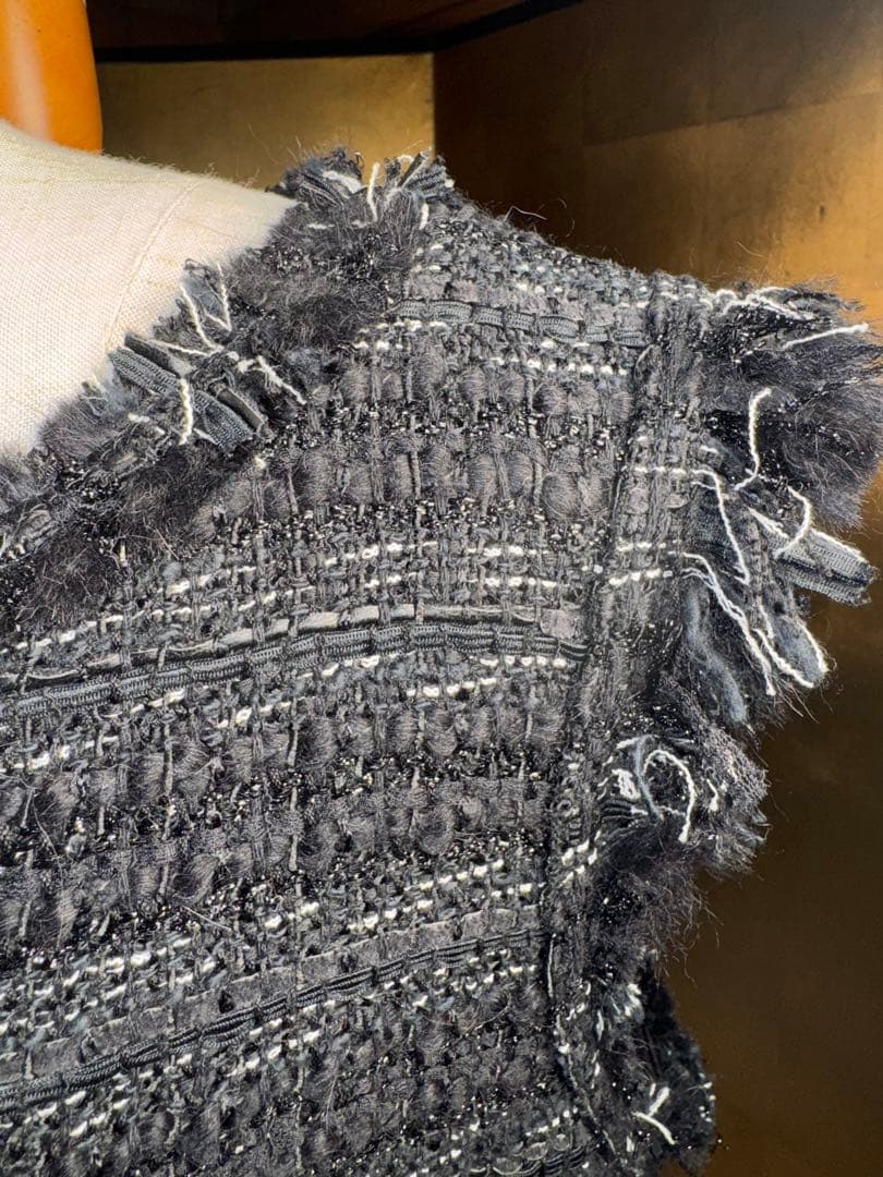 【Reneルネ】新品タグ付き定価143,000円ティッセラメ入りワンピース36